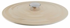 New Tefal Rotissoire Ovale En Fonte Lov 34Cm Beige E25806