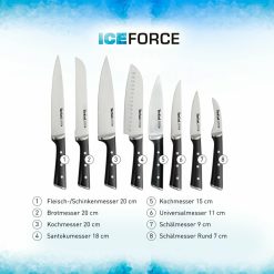 Wholesale Tefal Couteau Santoku Ice Force 18 Cm K23206