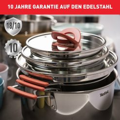 New Tefal Ensemble De Casseroles Opti Space 6 Pieces G720S6