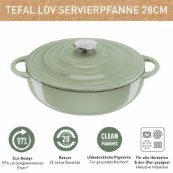 Wholesale Tefal Poele De Service En Fonte Lov 28 Cm Vert Clair E25872