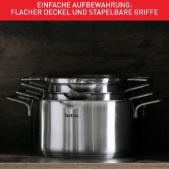 Best Tefal Batterie De Cuisine Nordica 8 Pieces H852S8