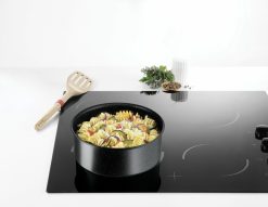 New Tefal Ensemble De Cocottes 4 Pieces Ingenio Black Stone L39996