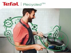 Clearance Tefal Ensemble De Poeles A Frire Recyclees 2 Pieces 24/28 Cm, C29790